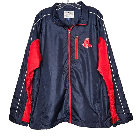 G-III Other - G-III Sports by Carl Banks Boston Red Sox Zip Up Windbreaker Jacket Mens Large